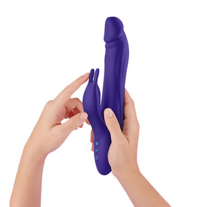 Booster Rabbit XL - Dark Purple - MyPleasure