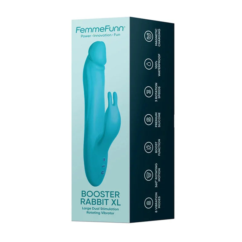 Booster Rabbit XL - Turquoise - MyPleasure
