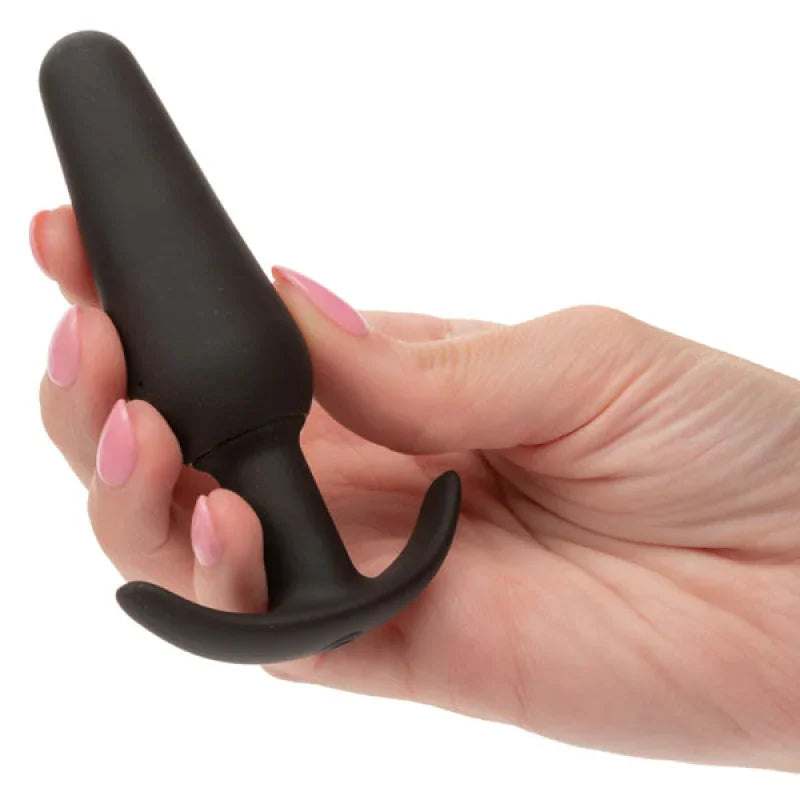 Boundless Vibrating Slim Plug - Black - MyPleasure