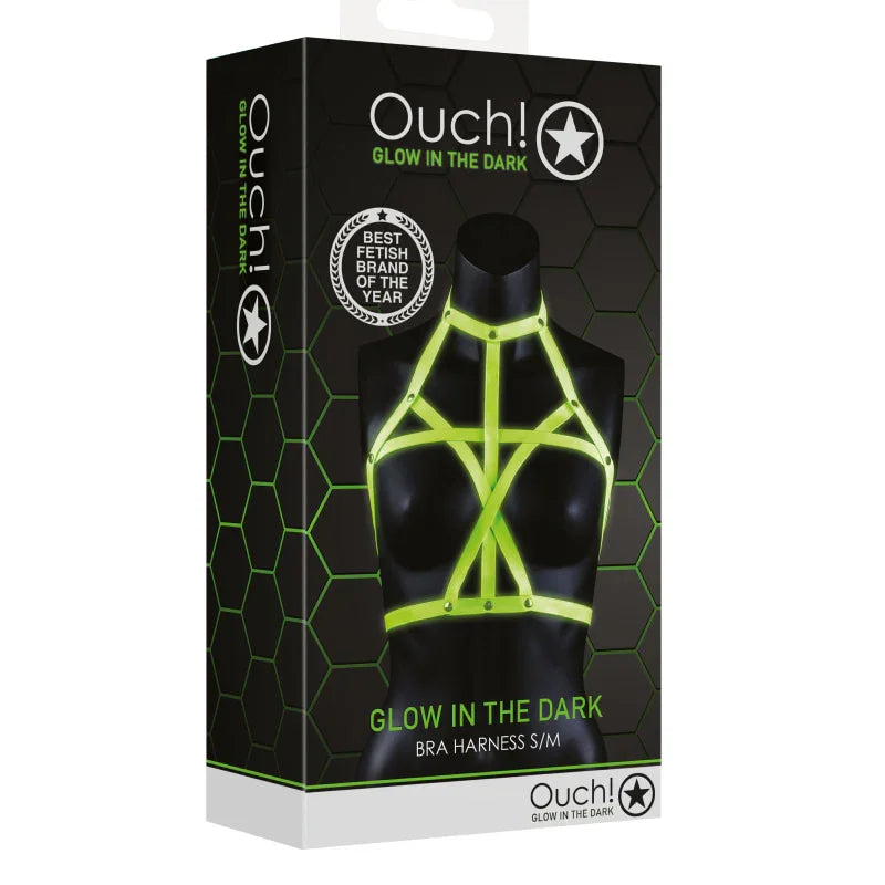 Bra Harness - Small/medium -Glow in the Dark - MyPleasure