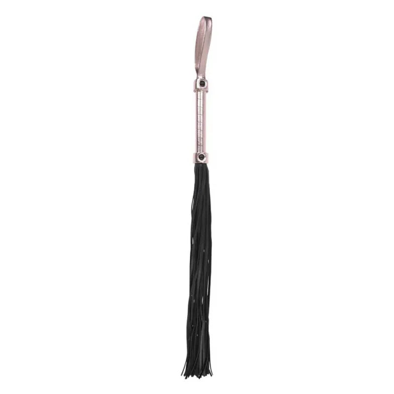 Brat Flogger - Black / Rose Gold - MyPleasure