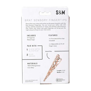 Brat Sensory Fingertips - Rose Gold - MyPleasure
