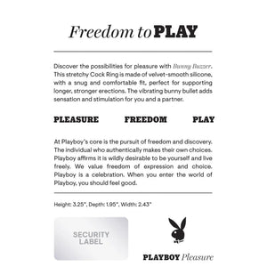 Bunny Buzzer - Cock Ring - Deep Teal - MyPleasure