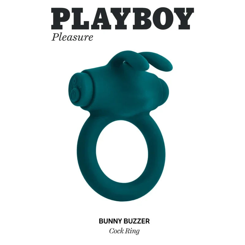 Bunny Buzzer - Cock Ring - Deep Teal - MyPleasure