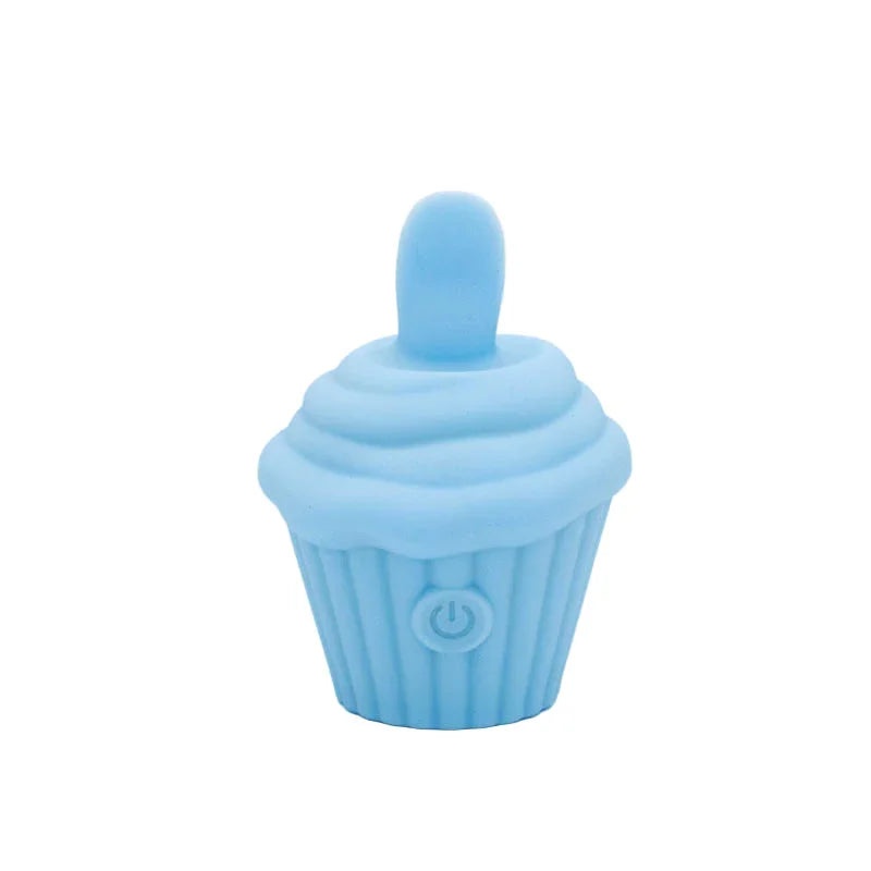 Cake Eater Clit Flicker Stimulator - Blue - MyPleasure