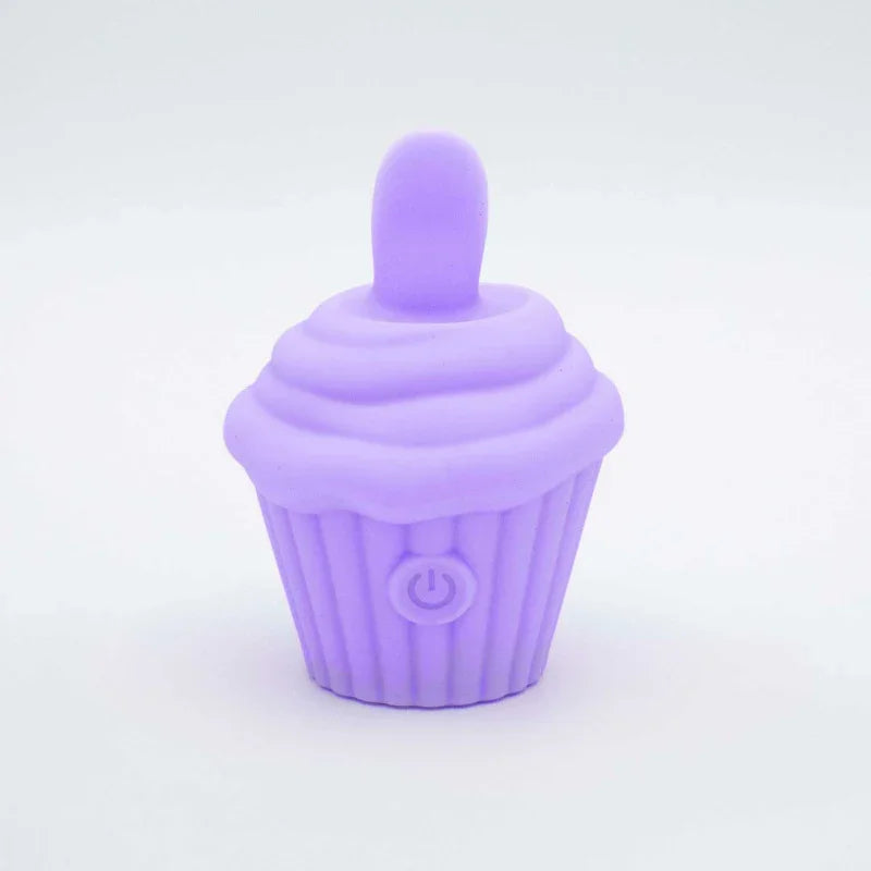 Cake Eater Clit Flicker Stimulator - Purple - MyPleasure