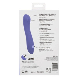 Calexotics Connect Contoured ""G"" - Periwinkle - MyPleasure