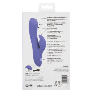 Calexotics Connect Dual Stimulator - Periwinkle - MyPleasure