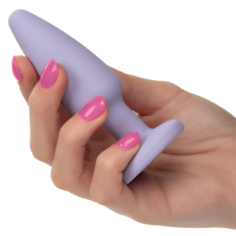 CalExotics First Time Crystal Booty Kit Anal Butt Plug Toy Set of 3 - Purple - MyPleasure