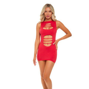 Can't Commit Dress - One Size - Red - MyPleasure