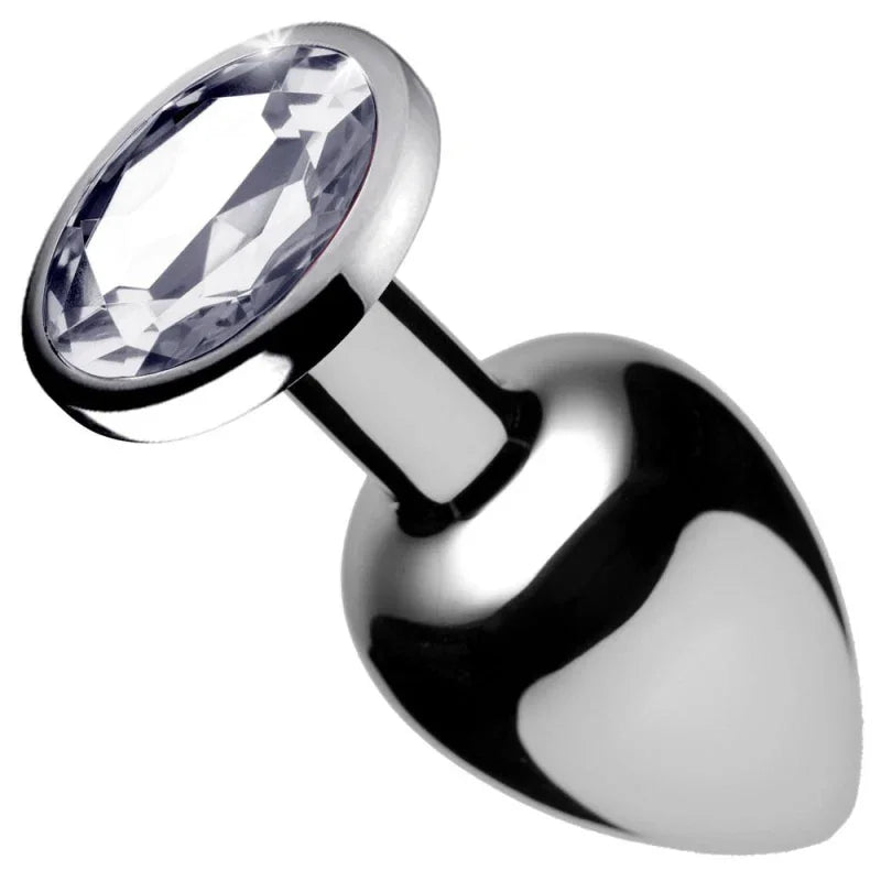 Clear Gem Anal Plug - Medium - MyPleasure