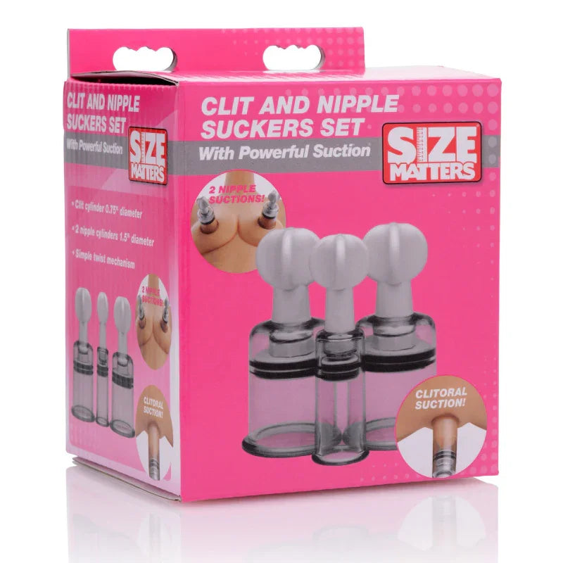 Clit and Nipple Suckers Set - MyPleasure