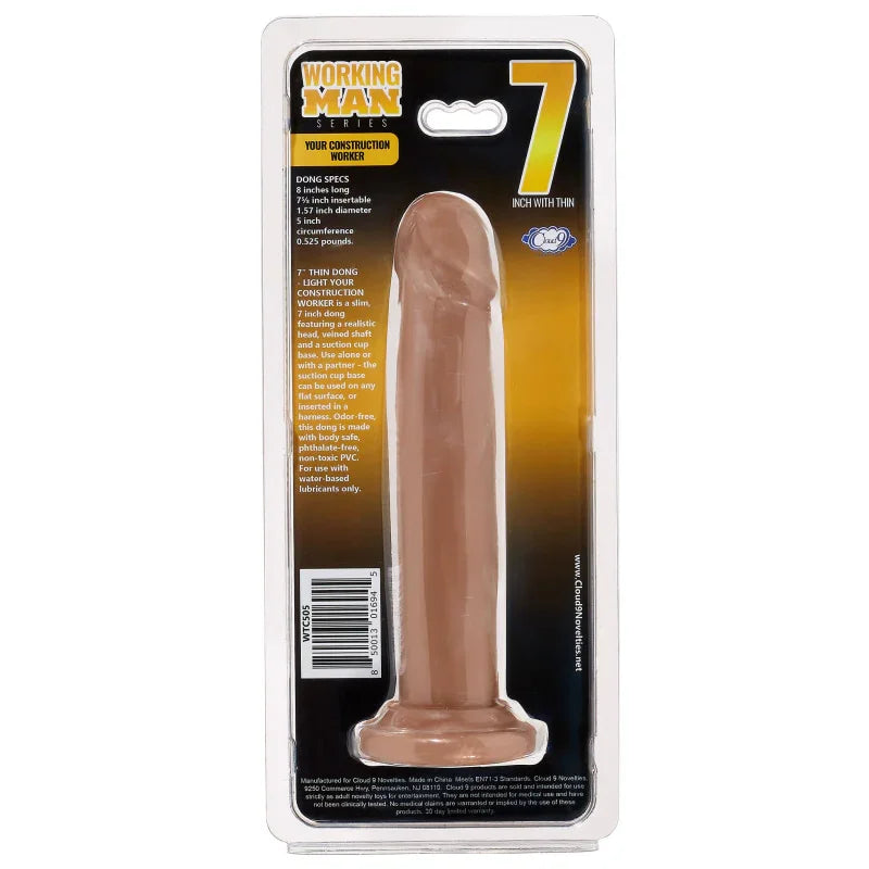 Cloud 9 Working Man 7 Inch - Your Construction Worker - Light - MyPleasure