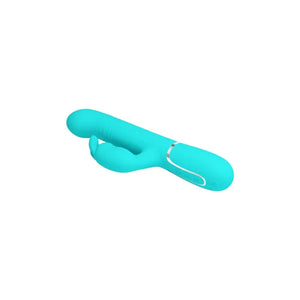 Coale Rabbit Vibrator Pearls - Turquoise - MyPleasure