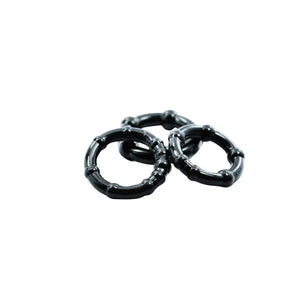 Cockring Combo Beaded - Black - MyPleasure