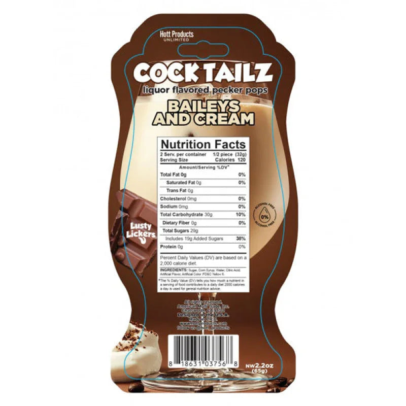 Cocktailz Baileys and Cream Pecker Pop - MyPleasure