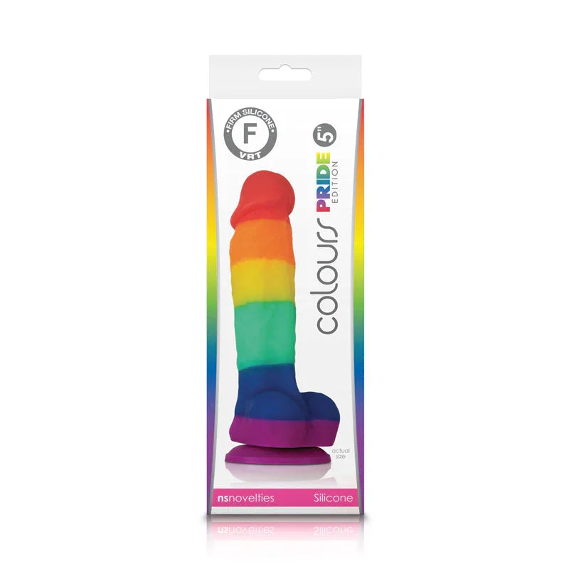 Colours Pride Edition - 5" Dildo - Rainbow - MyPleasure