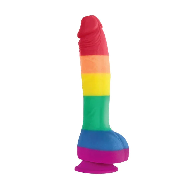 Colours Pride Edition - 8 Inch Dong - Rainbow - MyPleasure