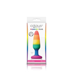 Colours - Pride Edition - Pleasure Plug - Small - Rainbow - MyPleasure