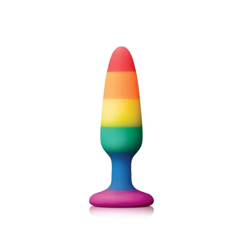 Colours - Pride Edition - Pleasure Plug - Small - Rainbow - MyPleasure