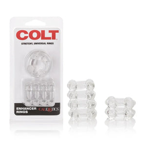Colt Enhancer Rings - Clear - MyPleasure