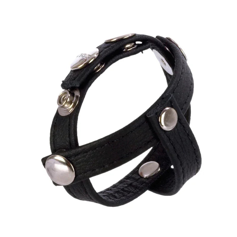 Colt Leather C/b Strap H-Piece Divider - MyPleasure