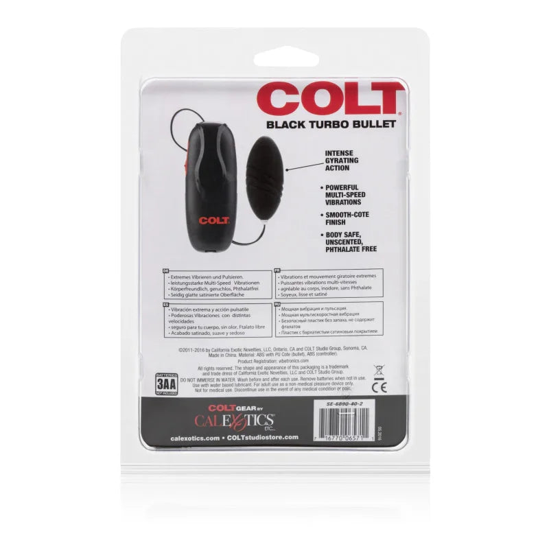 Colt Turbo Bullet - Black - MyPleasure