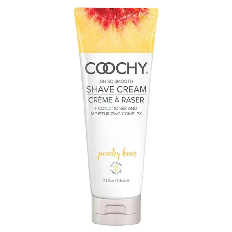 Coochy Oh So Smooth Shave Cream - Peachy Keen 7.2 Fl Oz 213ml - MyPleasure