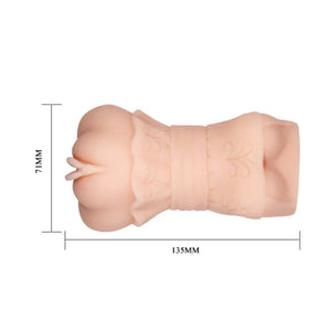 Crazy Bull No Lube Masturbator Sleeve - Realistic Pussy Skin-Like Texture - MyPleasure