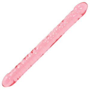 Crystal Jellies 18 Inch Double Dong - Pink - MyPleasure