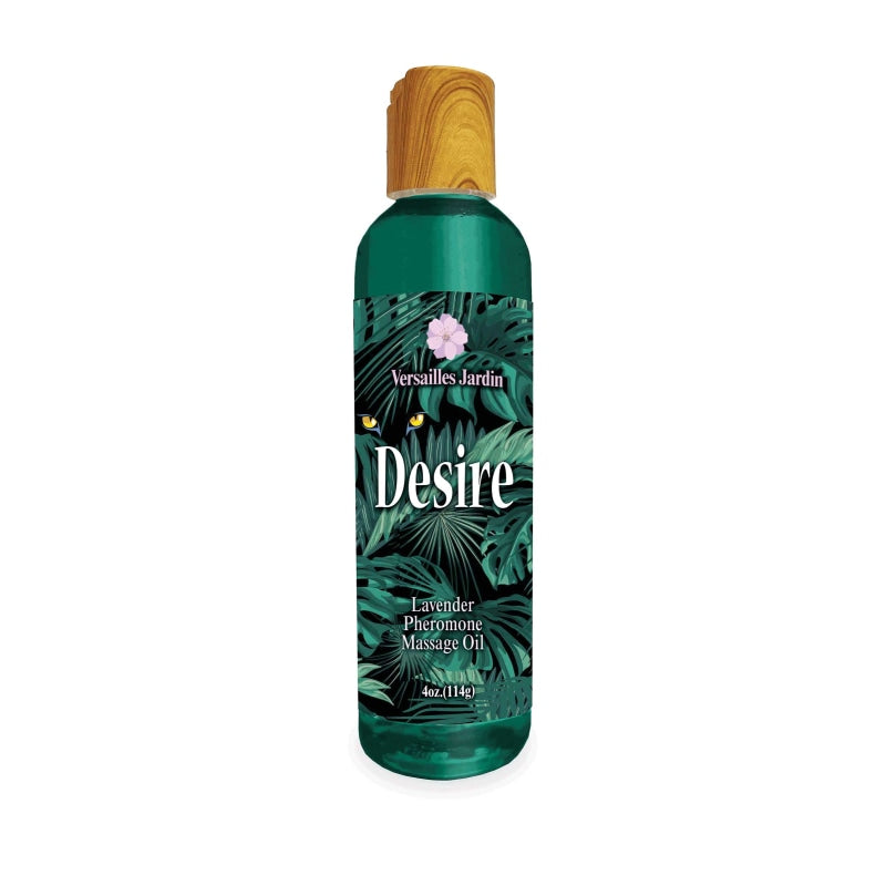 Desire Pheromone Massage Oil 4 Oz - Lavender