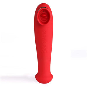 Destiny 15-Function Rechargeable Vibrating - Suction Wand - Cherry Red - MyPleasure