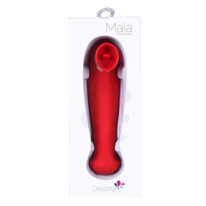 Destiny 15-Function Rechargeable Vibrating - Suction Wand - Cherry Red - MyPleasure
