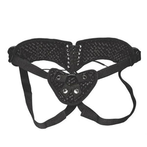 Diamond Velvet Strap-on Corset - Black - MyPleasure