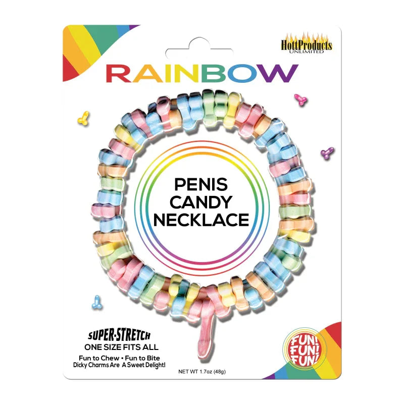 Dicky Charms Multi-Flavored Penis Shaped Candy Necklace - MyPleasure