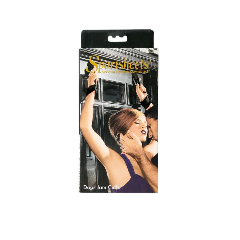 Door Jam Cuffs - Black - MyPleasure