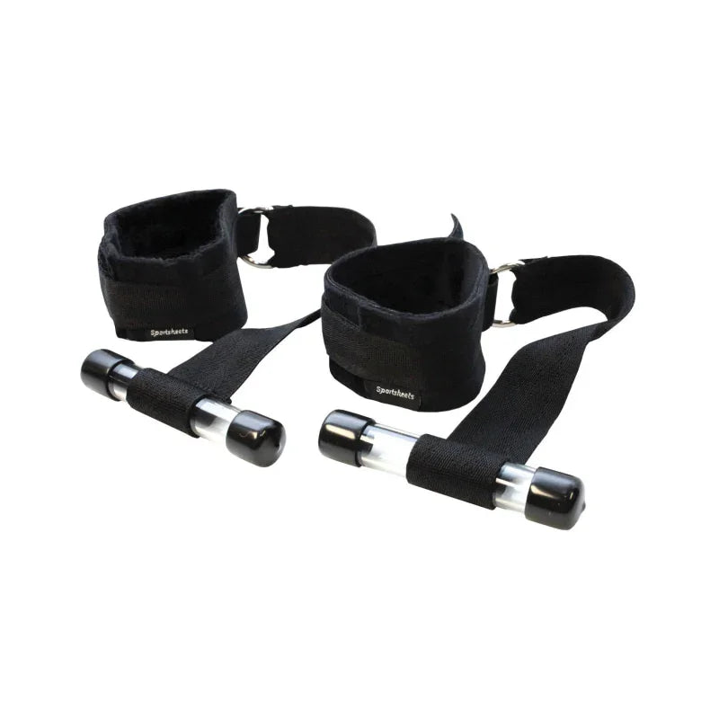 Door Jam Cuffs - Black - MyPleasure