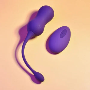 Double Time - Kegel Balls - Dark Purple - MyPleasure