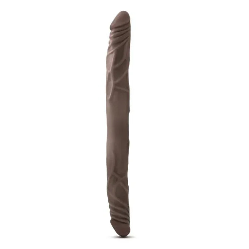Dr. Skin - 14 Inch Double Dildo - Chocolate - MyPleasure