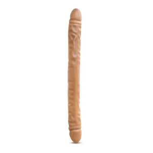 Dr. Skin - 18 Inch Double Dildo - Mocha - MyPleasure