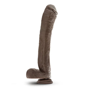 Dr. Skin Mr. Ed 13" Dildo With Suction Cup - Chocolate - MyPleasure