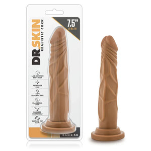 Dr. Skin - Realistic Cock - Basic 7.5 - Mocha - MyPleasure