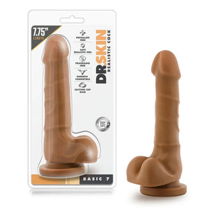 Dr. Skin - Realistic Cock - Basic 7 - Mocha - MyPleasure
