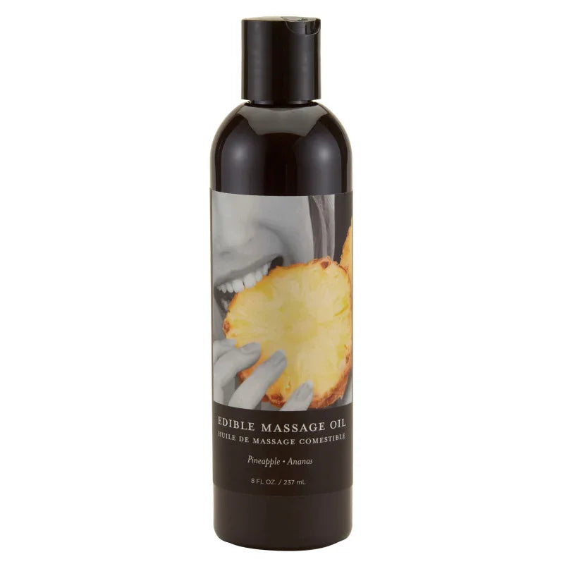 Edible Massage Oil 8 Oz. - Pineapple - MyPleasure