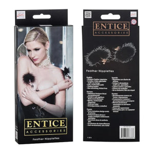 Entice Feather Nipplettes - MyPleasure