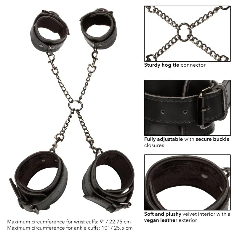 Euphoria Collection Hog Tie - Black - MyPleasure
