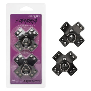 Euphoria Collection O-Ring Pasties - Black - MyPleasure