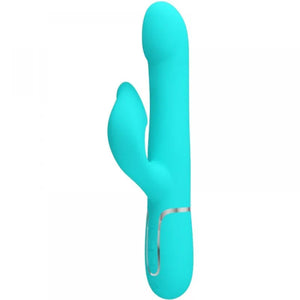 Falin Rabbit Vibrator Pearls - Turquoise - MyPleasure