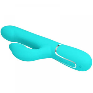 Falin Rabbit Vibrator Pearls - Turquoise - MyPleasure