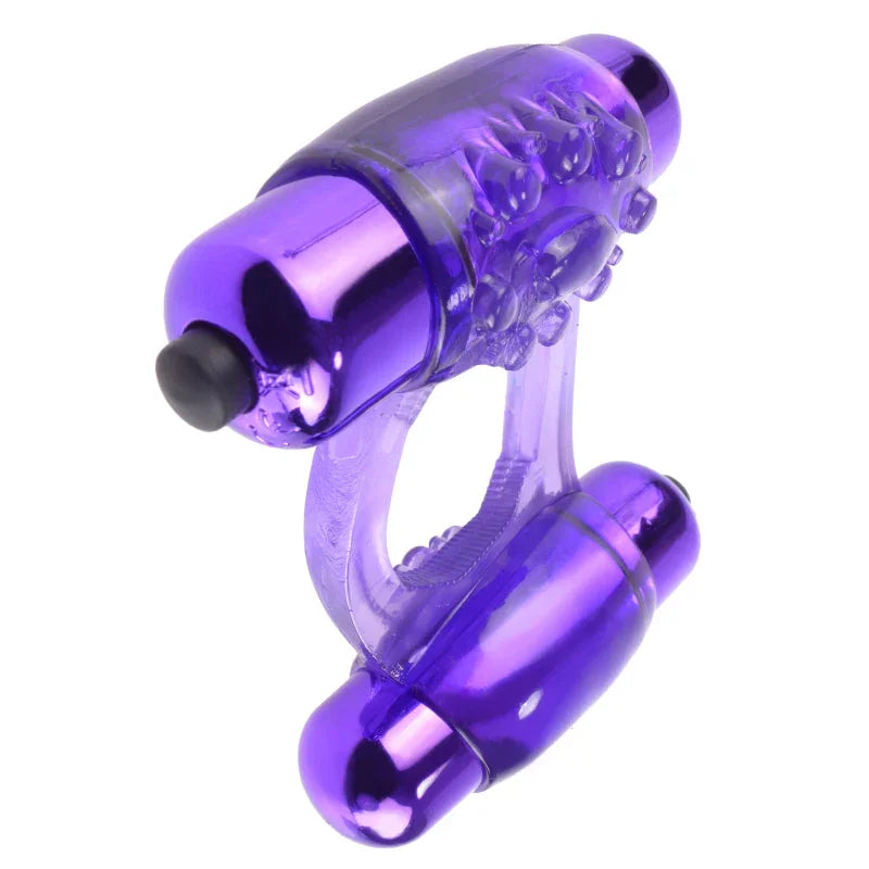 Fantasy C-Ringz Duo-Vibrating Super Ring Purple - MyPleasure